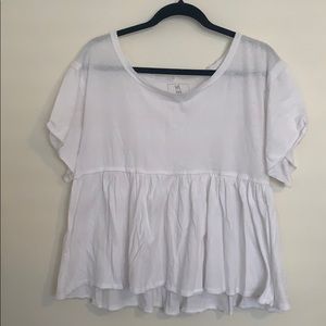 White Free People T-shirt